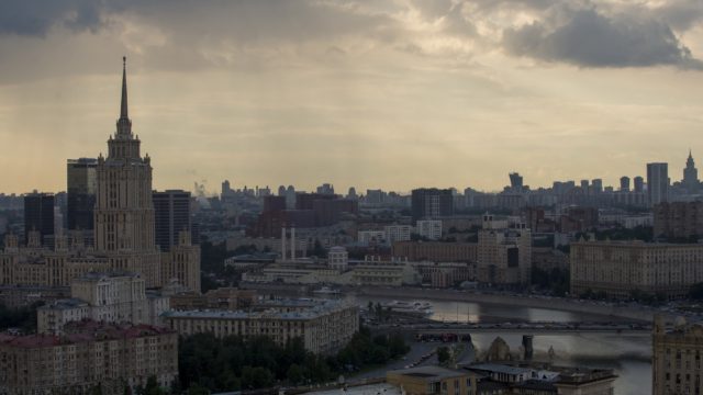 Виды Москвы из ресторана Золотое Кольцо